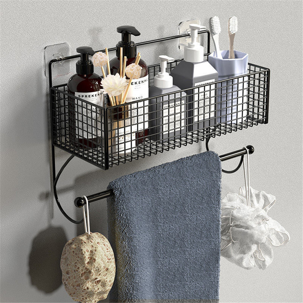 Wall Mounted Cosmetic Skin Care Product Storage Shelf